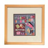 LL - Trio of Petite Framed Tapestries