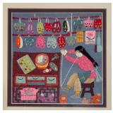 LL - Trio of Petite Framed Tapestries