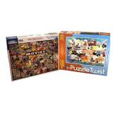 LL - Mixed Puzzle Lot - White Mountain, Buffalo, Puzzle Twist & More