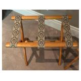 LLBR - Pair of Wooden Luggage Stands