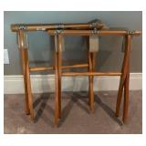 LLBR - Pair of Wooden Luggage Stands