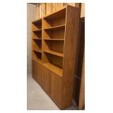 LLO - Two Wood Bookcase Cabinets