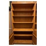 LLO - Two Wood Bookcase Cabinets