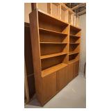 LLO - Two Wood Bookcase Cabinets
