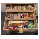 LLS - Fenwick 1080 Tackle Box, Zebco Rod, Country Mile 10 Reel & Tackle Mixed Lot