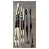 LLS - Rossignol Tempo Quest Cross-Country Skis & Alpina Poles
