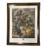 LL - Rich Earlom Van Huysum Fruit & Flowers Framed Print