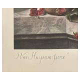 LL - Rich Earlom Van Huysum Fruit & Flowers Framed Print