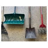 G - Shovels, Broom, Rake, Garden Weasel and More