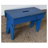 G - Vintage Blue Bench