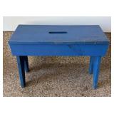 G - Vintage Blue Bench