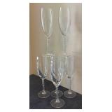 E - Crystal Decanter with Stemware