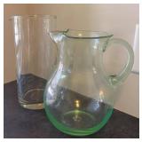 K - Two Glass Pitchers