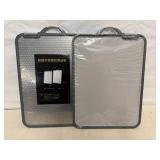 2x Double Sided Cutting Boards