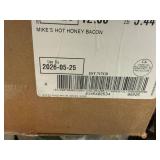 EE. 3x 12oz Smithfield Hickory Smoked Bacon-Mikes Hot Honey