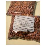 DE 2 - Lightly Salted Almonds 2 Lb Bags (Lot of 2)