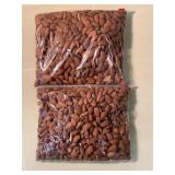 DE 2 - Lightly Salted Almonds 2 Lb Bags (Lot of 2)