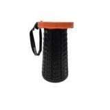 Retail value: about $50–$70 new Cyclone Seat Collapsible Portable Stool Orange Black With Carry Strap