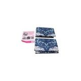 Pupiboo Washable Pee Pads 36" x 41" Blue Floral 2 Pack