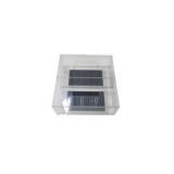 Clear Double Glove Box Holder Wall Mount Magnetic Back