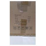 Retail value: $90–$160 IQCSXLQ Ceiling Fan with Light and Remote – Wood Grain Blades – Open Box