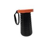 Retail value: about $50–$70 new Cyclone Seat Collapsible Portable Stool Orange Black With Carry Strap