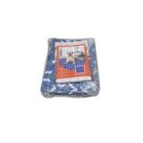 Washable Dog Pee Pad Blue Geometric Print