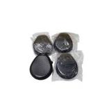 Black Semi-Hard Shell Zipper Carrying Case With Carabiner Clip