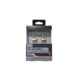 Rocketfish 2pk 90-Degree Coaxial Cable Adapters RF-G13122 Gold-Plated Brass