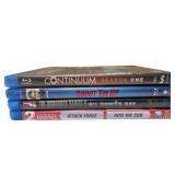 Blu-Ray Movie & TV Lot - Continuum Season 1, Shoot Em Up, Boondock Saints II, Steven Seagal 2-Movie Set