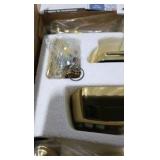 Schlage Brass Finish Keypad Door Lock Set With Handles and Hardware