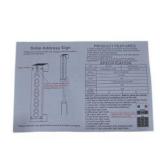 XINDEW Solar Address Sign House Number Lights With Stakes and Numbers