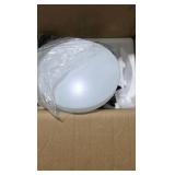 Retail value: $90–$160 IQCSXLQ Ceiling Fan with Light and Remote – Wood Grain Blades – Open Box