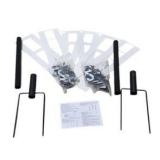 XINDEW Solar Address Sign House Number Lights With Stakes and Numbers