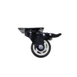 Assorted Caster Wheels & Brake Mount Hardware Lot, 1.5" Casters, Locking Wheels, Brackets