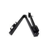 Adjustable Black Metal Wall Mount Brackets / Folding Arm Supports