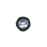 Husky 3 LED Flashlight Black/Silver 3 D Battery Flashlight
