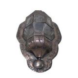 Decorative Metal Wall Lantern Sconce Candle Holder Copper Tone