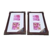 Lot of 2 Studio Decor Airfloat Gallery Frames 10" x 20"