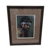 Framed Portrait Wall Art Print AccentArts TruGuard UV Glass Approx. 16x20