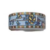 Tiffany & Co. Japan Porcelain World Map Lidded Trinket Box