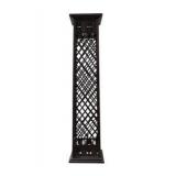 Tall Decorative Metal Plant Stand Pedestal Lattice Design Approx. 38" Tall