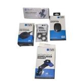 Quad Lock Motorcycle Mount & USB Charger Lot w/ Universal Adapter, Spacers & Starscope Phone Mount