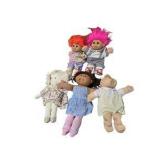 Lot of Vintage Cabbage Patch Kids Dolls, Troll Dolls & Cloth Rag Dolls, Mattel Coleco Jakks Russ