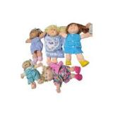 Large Lot Vintage Cabbage Patch Kids Style Dolls, Mattel Hasbro Xavier Roberts, Assorted Cloth Dolls