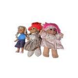 Large Mixed Doll & Plush Lot – Cabbage Patch Style, Raggedy Ann, Trolls, Animals & More