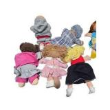 Large Lot Vintage Cabbage Patch Kids Style Dolls, Mattel Hasbro Xavier Roberts, Assorted Cloth Dolls