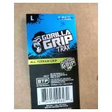 This is a pack of 3 pairs of Gorilla Grip TRAX Extreme Grip Work Gloves in size Large