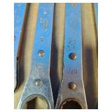 Snap On  Double box-end ratcheting wrenches.