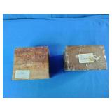 (2) Wood turning blanks made from exotic wood